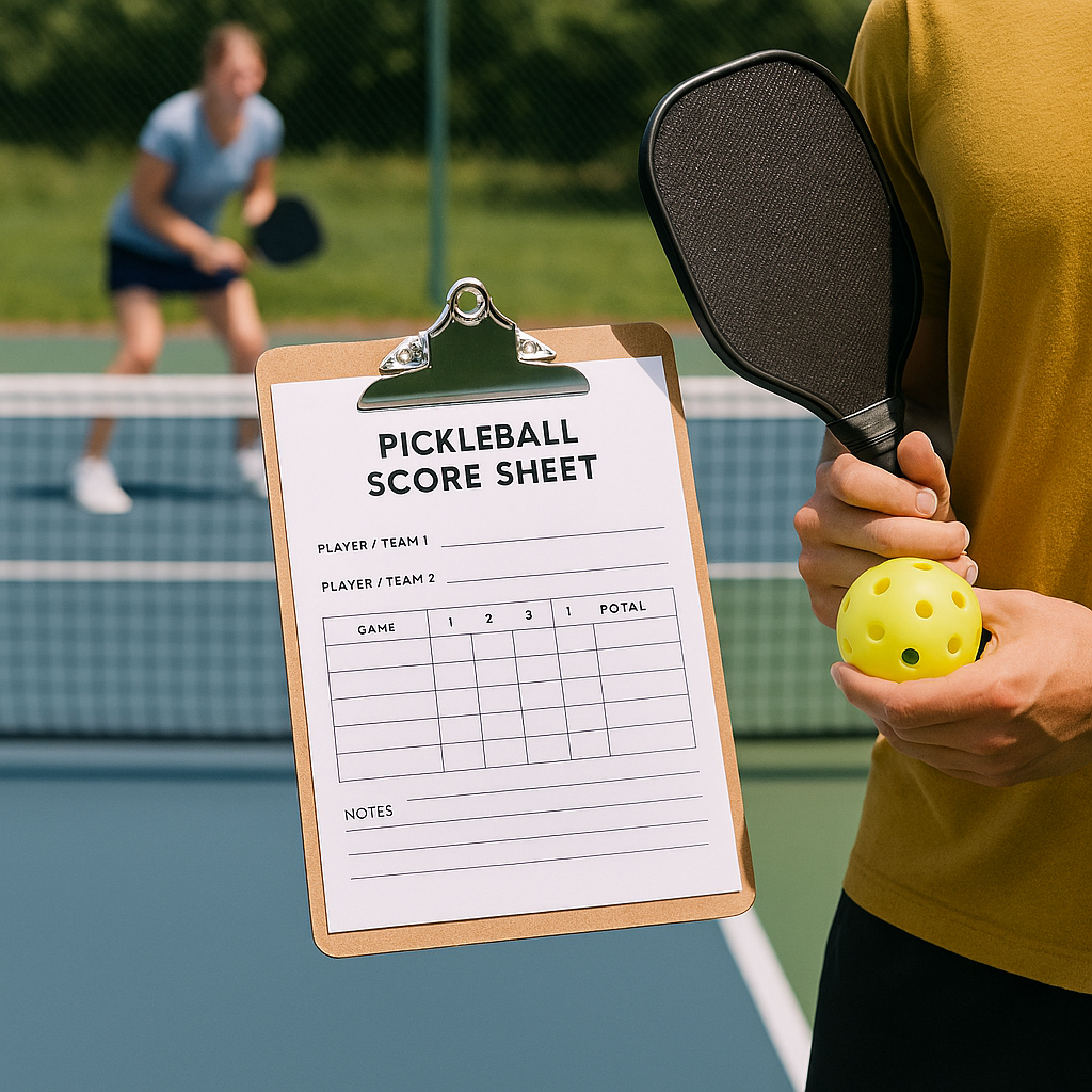Pickleball Score Sheet Printables | Track Games Easily